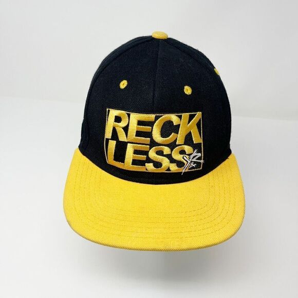 Young & Reckless Y&R LA Mens Black Yellow Snapback Baseball Hat Cap OSFM - Picture 6 of 9